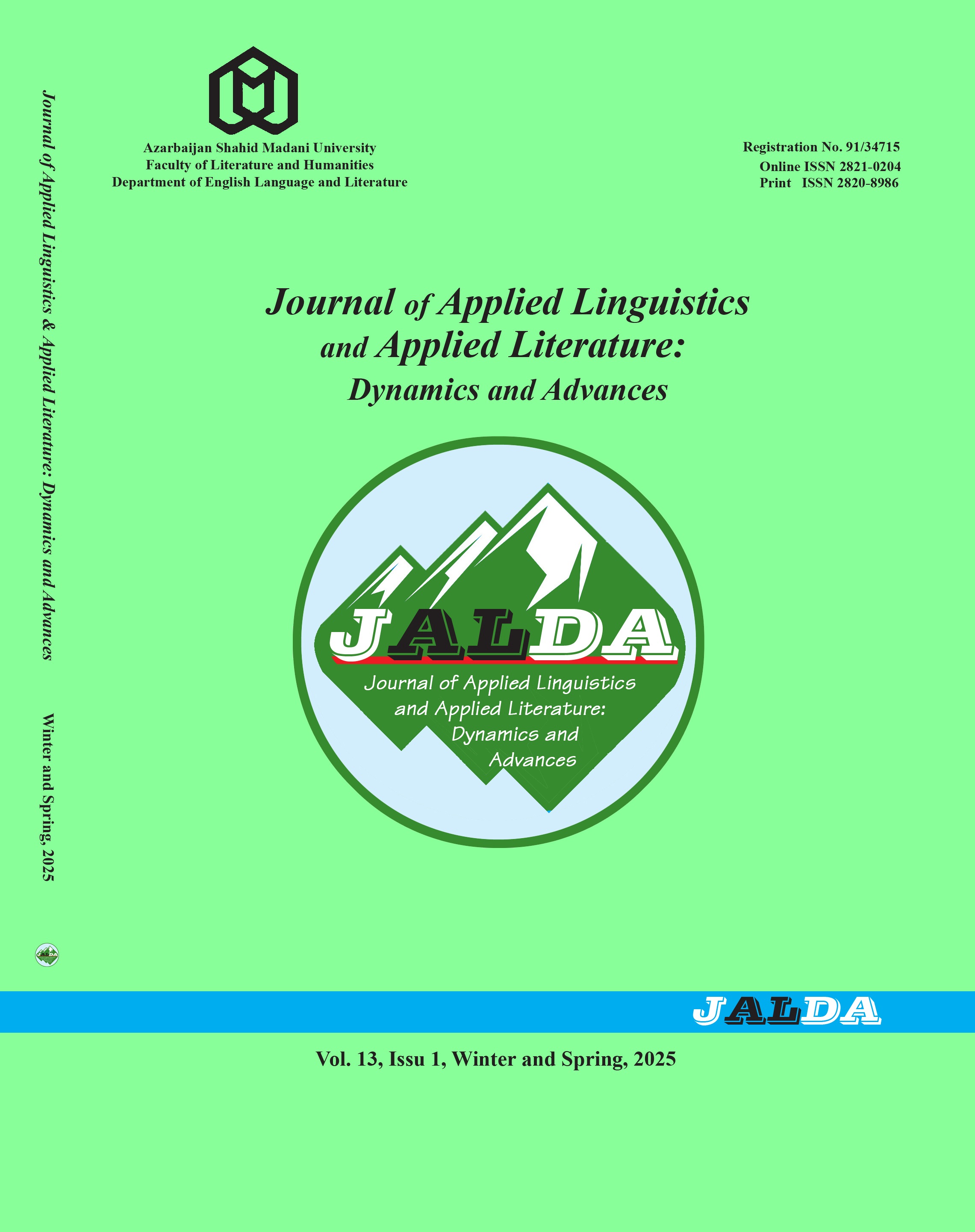 Journal of Applied Linguistics and Applied Literatures: Dynamic and Advances 